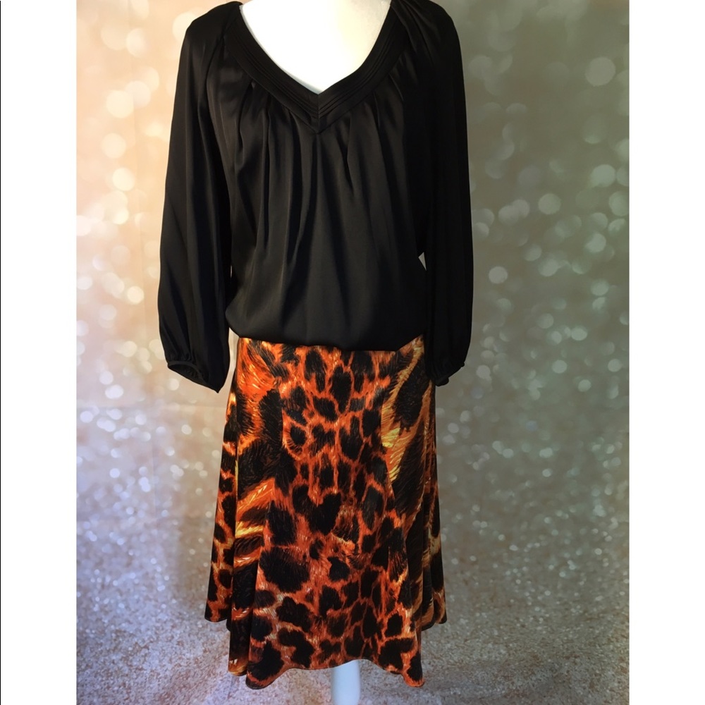 JUST CAVALLI Cheetah print GONNA skirt - Size 44